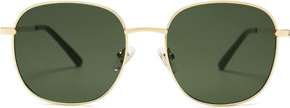 Classic Square Sunglasses for Women Men with Spring Hinge Sunnies SJ1137