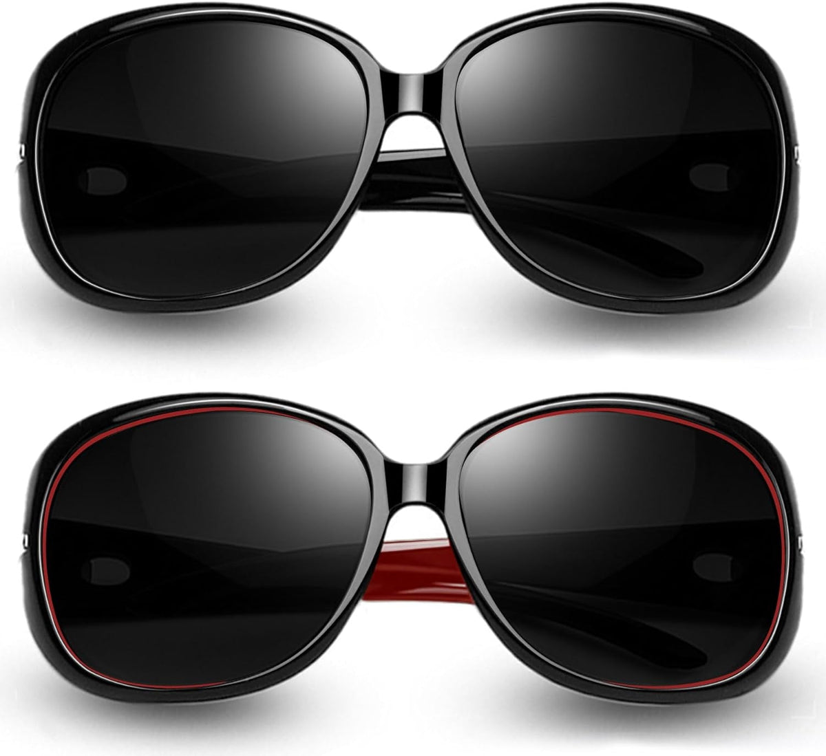Big Sunglasses for Women Oversized Shades for Women Trendy Large Rectangle Sun Glasses UV Protection Sunnies