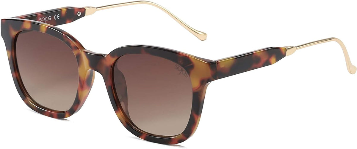 Classic Square Polarized Sunglasses for Women Men Retro Trendy UV400 Sunnies SJ2050