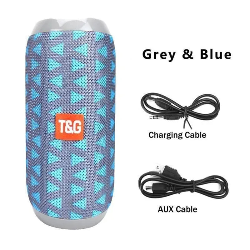 Bluetooth Speaker Outdoor Portable Waterproof Wireless Audio Multifunction Stereo Bass USB/TF/FM Radio Loud
