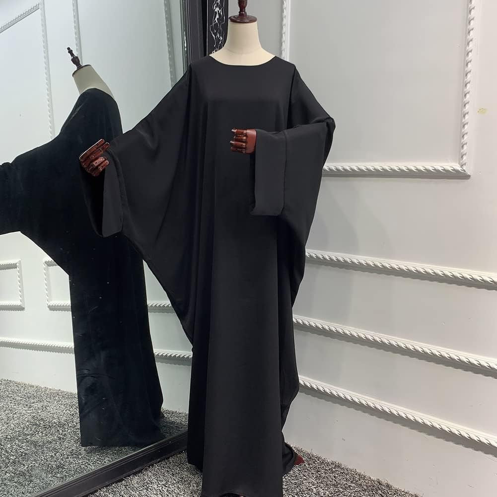 Abayas for Women Muslim One-Piece Prayer Dress Ramadan Kaftan Dresses for Women Dubai Islamic Abaya Full Length Dress