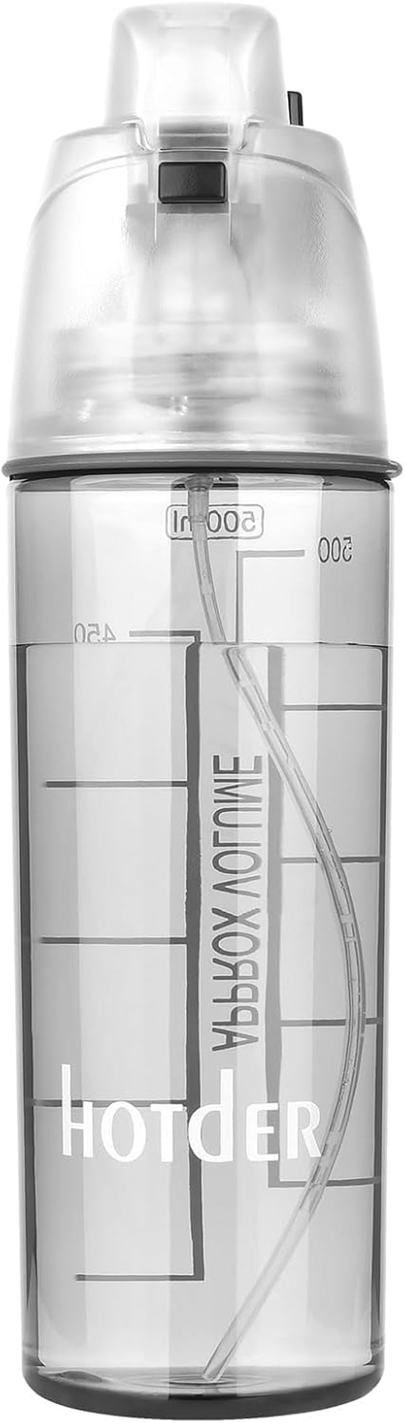 Water Bottle 16 OZ, Tritan Water Bottle with Mister, 2 in 1 Water Spray Bottle Bpa-Free&Leak-Proof, Sports Water Bottle with Flexible Handle for Fitness, Gym, Camping and Outdoors (1 Pack)