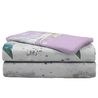 Disney'S Frozen Snow Dreams 5-Piece Twin Bed Set