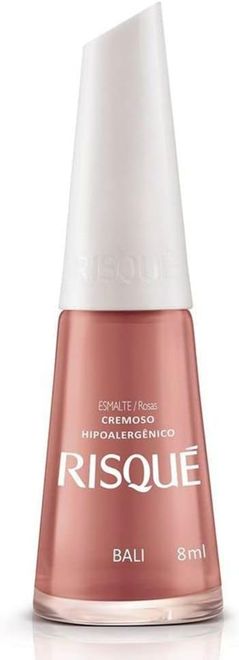 Nail Polish  Rose Nude | Esmalte De Unhas | Fast Dry, Hypoallergenic, Long-Lasting, Extra Sparkle, Made in Brazil | Bali, 0.3 Oz, 8Ml