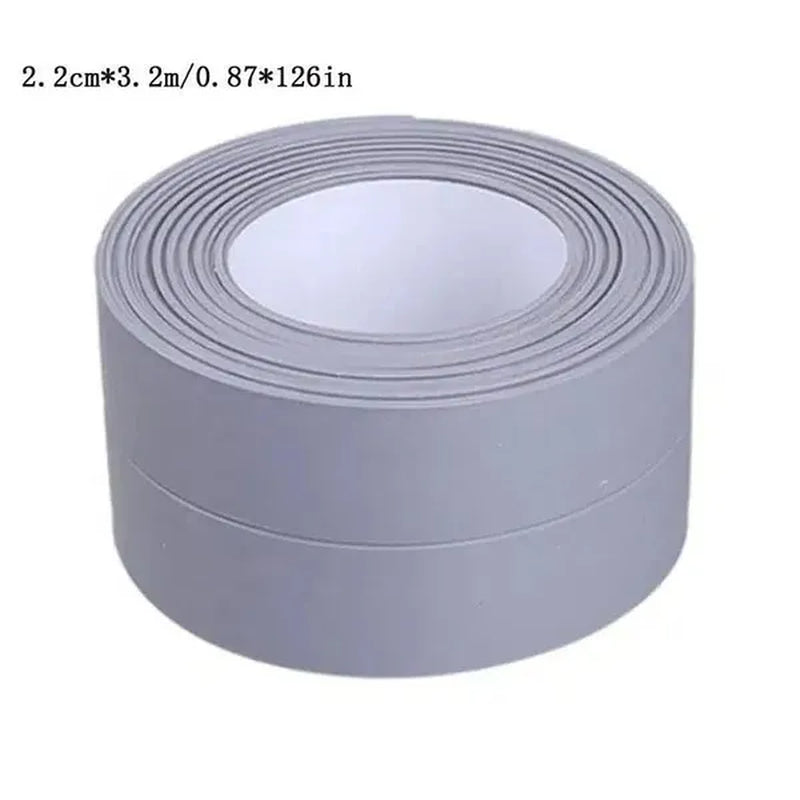 Waterproof Self-Adhesive PVC Sealing Strip Tape - Perfect for Bathroom Shower Sink & Toilet!
