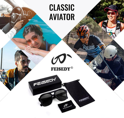 Vintage Aviator Sunglasses Double Bridge Women Men Large Square Thick Frame Trendy Eyewear UV400 B2846