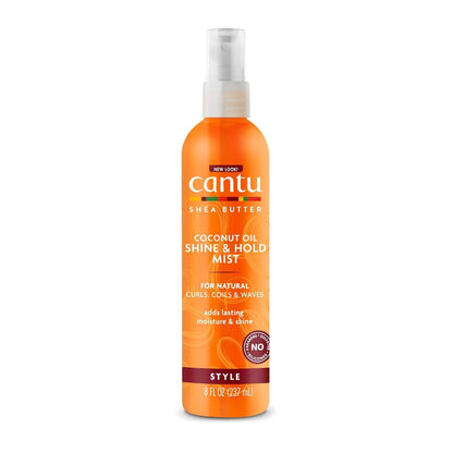 Coconut Oil Shine & Hold Mist with Shea Butter for Natural Hair, 8 Fl Oz