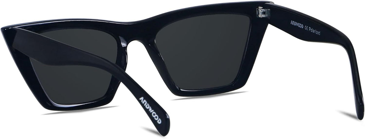 Cat Eye Sunglasses for Women Polarized Cateye Frames Fashion Vintage Square Classic Retro Sun Glasses