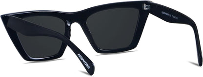 Cat Eye Sunglasses for Women Polarized Cateye Frames Fashion Vintage Square Classic Retro Sun Glasses
