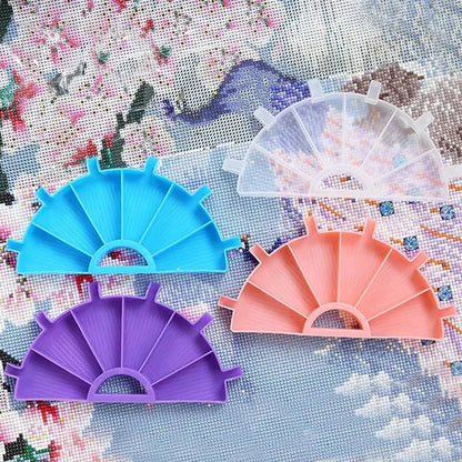 5D DIY Diamond Painting Tool Funnel Design Plastic Tray Diamond Embroidery Accessories Diamond Cross Stitch Tool Sets Bead Sorti