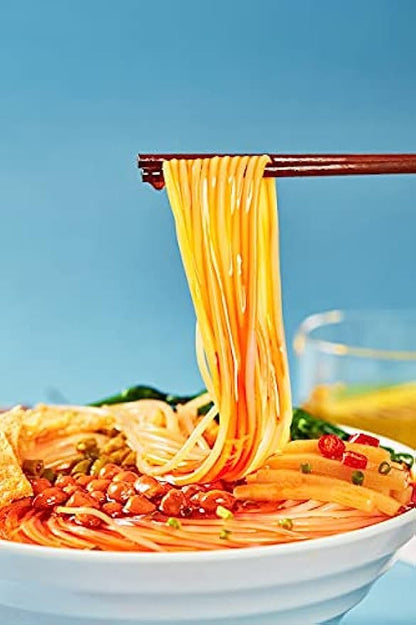 Liuzhou Rice Noodles, Rice Noodles, Noodles, ,Hot and Sour Noodles, Hot and Spicy Rice Noodles, Instant Noodles, Guangxi Specialty，Chinese Food ，Guangxi Snacks，Vegetarianism (3 Bag)