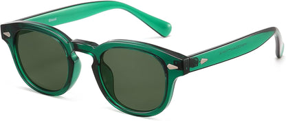 Unisex Vintage Retro Round Style Tinted Sunglasses For Men Women Fashion Circle Sun Glasses 46mm