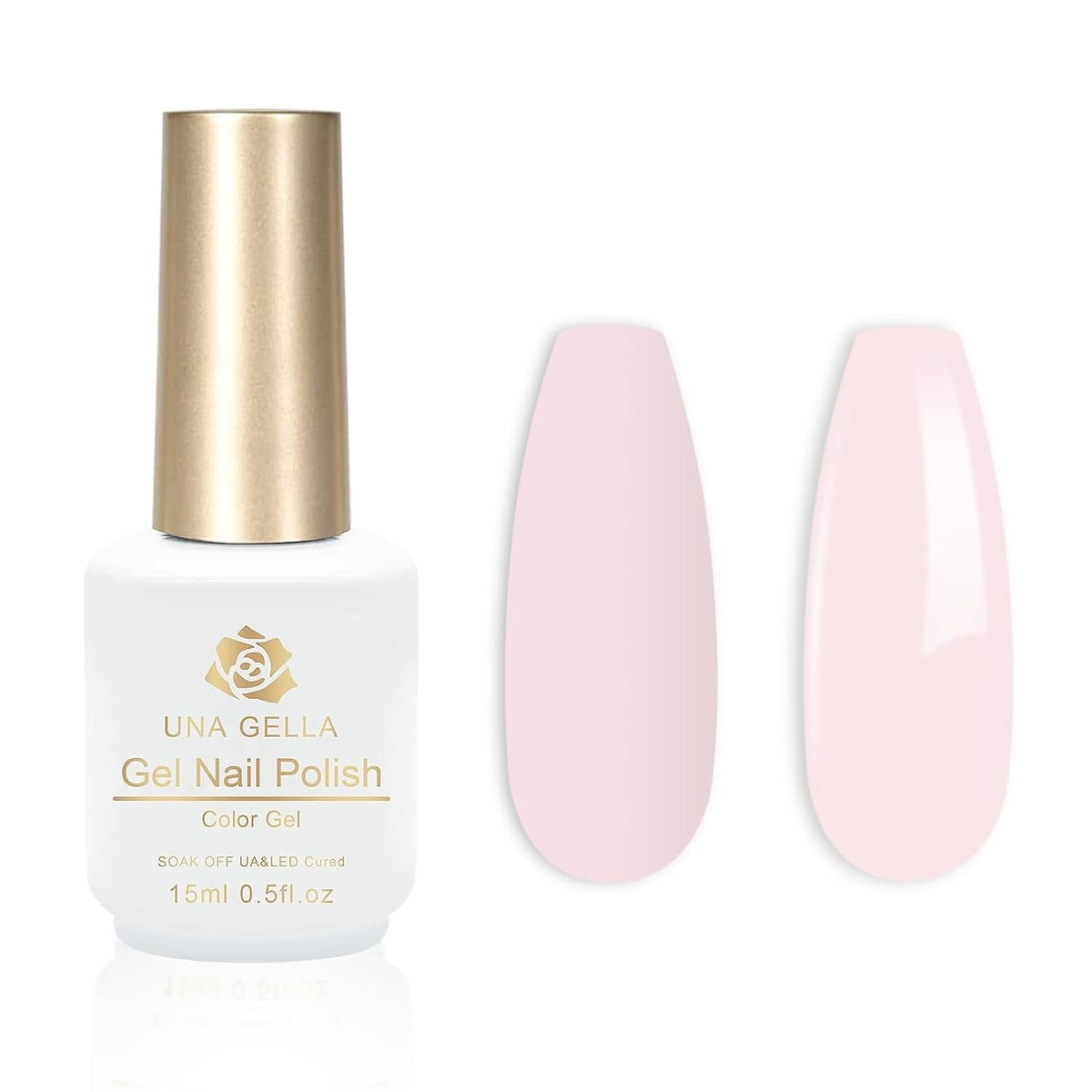 Milky White Gel Nail Polish 15ml Nude Gel Polish Clear Jade White Translucent Soak Off U V Sheer Neutral Gel Nail French Manicure for Nail Art Gel 0.5Oz