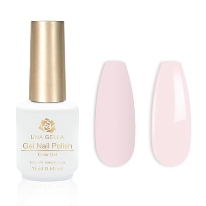 Milky White Gel Nail Polish 15ml Nude Gel Polish Clear Jade White Translucent Soak Off U V Sheer Neutral Gel Nail French Manicure for Nail Art Gel 0.5Oz
