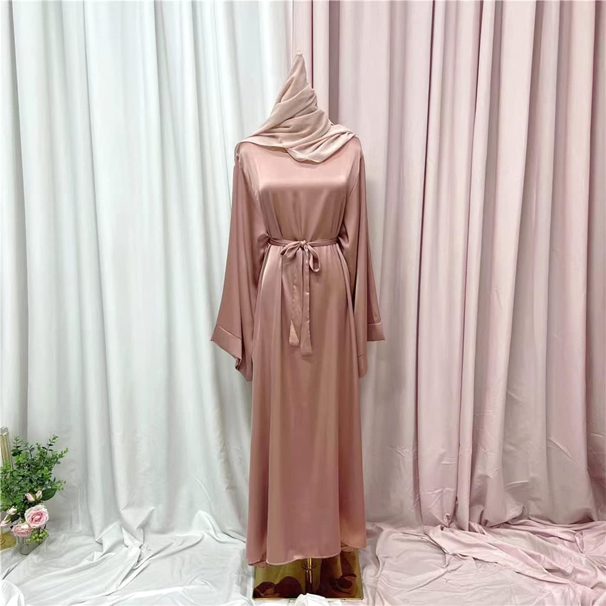 Ramadan Muslim Hijab Dress Abayas Women African Kaftan Robe