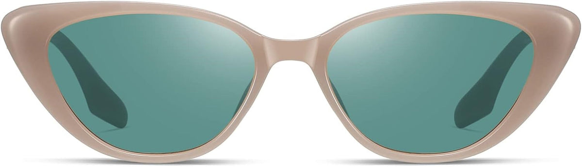 Retro Vintage Narrow Cat Eye Sunglasses for Women 90S Small Chic Style Trendy Sunnies UV400 Protection FZN7514
