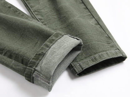 Boy'S Skinny Fit Ripped Destroyed Distressed Stretch Slim Jeans Pants