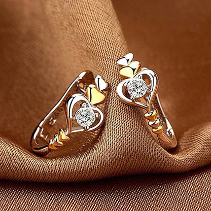 Creative Love Shape Weight Loss Earrings   Heart To Heart Diamond Slim Earrings Chakra Burning Fat Magnetic Therapy Weight Loss Jewelry Gifts