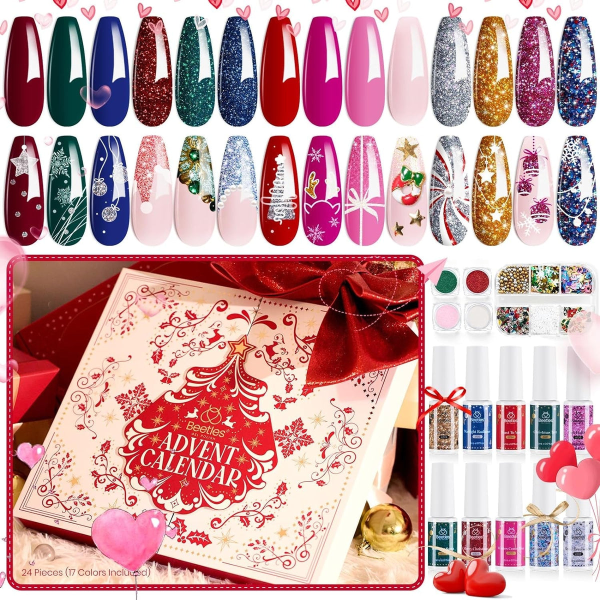 Beetles Gel Nail Polish, 1 Pcs 15ml White Color Soak Off Gel Polish Nail Art Manicure Salon DIY Gel Nail Design Decoration at Home Nail Lamp Needed Nails Minicure Kit Gift