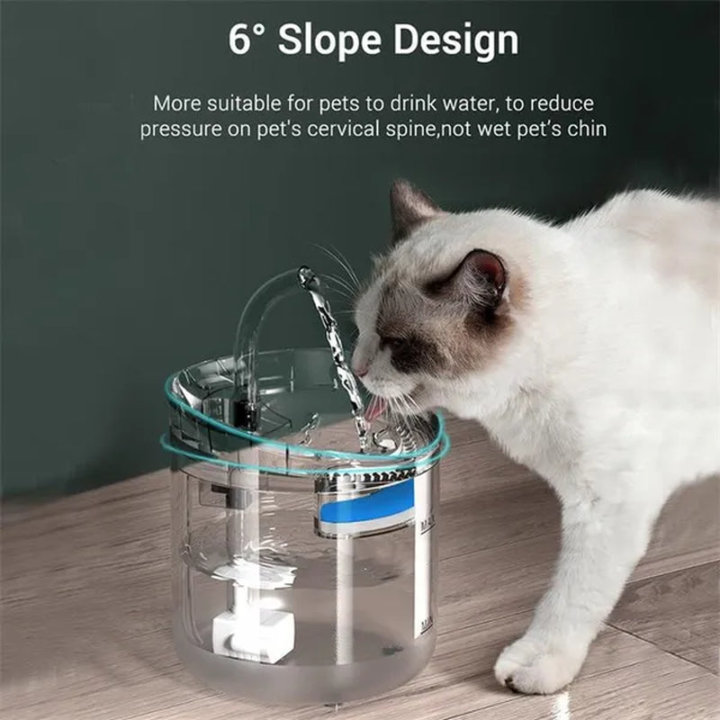 Cat Automatic Water Dispenser Circulating Filter Constant Temperature Pet Drinking Fountain Mute Cat and Dog Water Feeding Cat Daily Necessities