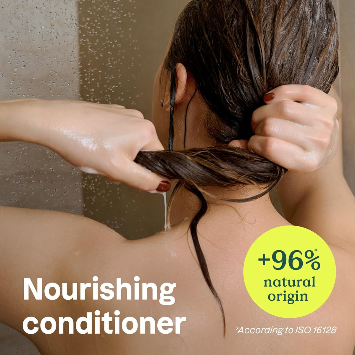 Nourishing Hair Conditioner, for Dry and Damaged Hair, Naturally Derived Ingredients, Vegan Detangler, Dermatologically Tested, Grapeseed Oil and Olive Leaves, 32 Fl Oz