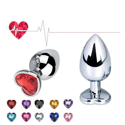 1/3PCS Creative Silver Heart Shape Diamond Training Tools Sticks
