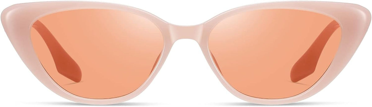 Retro Vintage Narrow Cat Eye Sunglasses for Women Men 90s Small Chic Style Trendy Sunnies UV400 Protection FZN7514