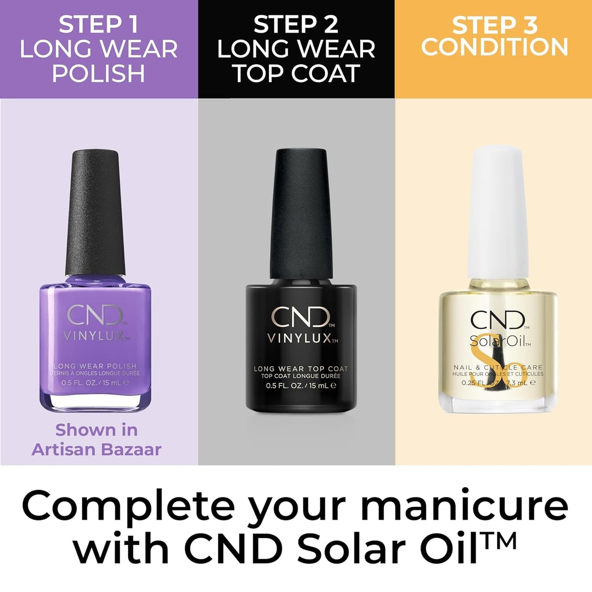 CND Vinylux Longwear Purple Nail Polish, Gel-Like Shine & Chip Resistant Color, 0.5 Fl Oz