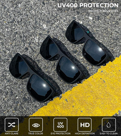 Polarized Sunglasses for Men, Lightweight Sun Glasses with UV Protection for Driving Fishing Golf