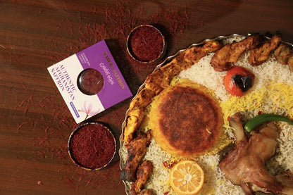 5 Grams , Authentic Saffron Threads, Premium All-Red Saffron, Grade A+ Best Color, Spice for Tea, Rice, Milk, Soups, Chicken, Curry, Dessert, Paella Super Negin