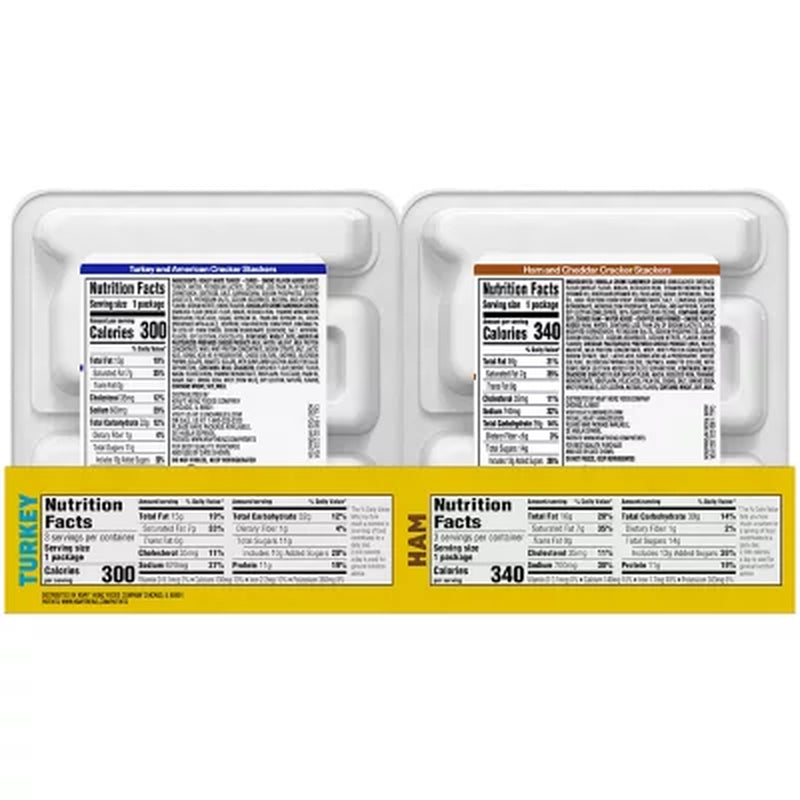Lunchables Cracker Stackers Snack Kit Variety Pack, 6 Pk.