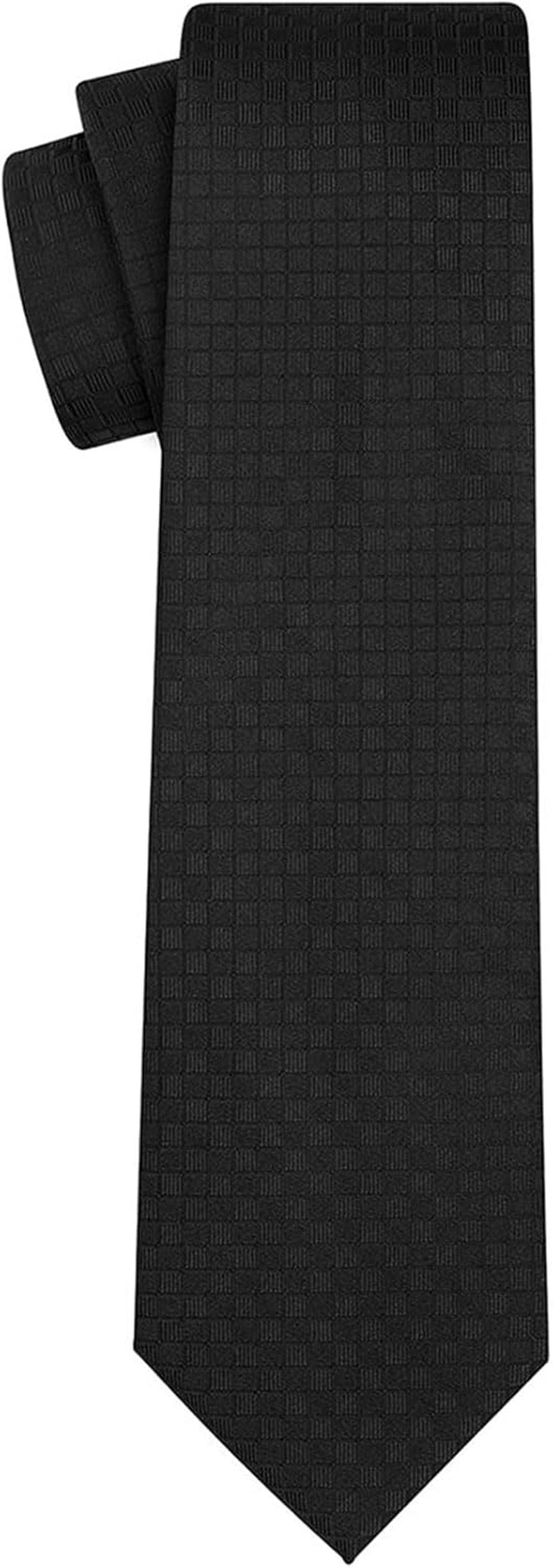 Mens 63'' XL Extra Long Tie Solid Festive Necktie + Gift Box