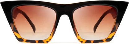 Vintage Square Cat Eye Sunglasses Women Trendy Cateye Sunglasses B2473