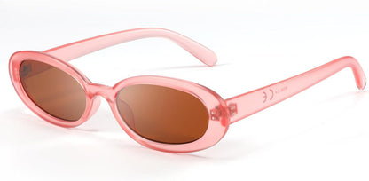 Retro Oval Sunglasses for Women Men Fashion Small Frame Sun Glasses 90s Style Driving Glasses UV400 Protection