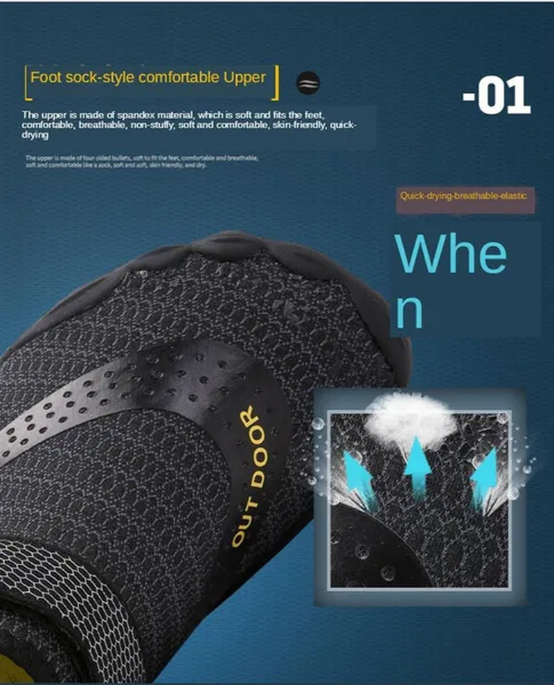 Swimming Water Aqua Shoes Men Women Beach Camping Shoes Adult Unisex Aqua Flat Soft Walking Lover Yoga Shoes Non-slip Sneakers