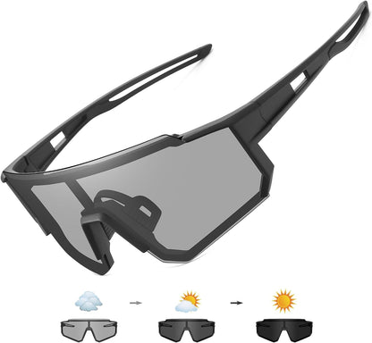 Polarized Sports Sunglasses for Men Women,Driving Fishing Cycling Mountain Bike Sunglasses UV400 Protection