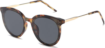 Classic Round Sunglasses Womens Mens Trendy Oversized Shades Retro Vintage Sunnies