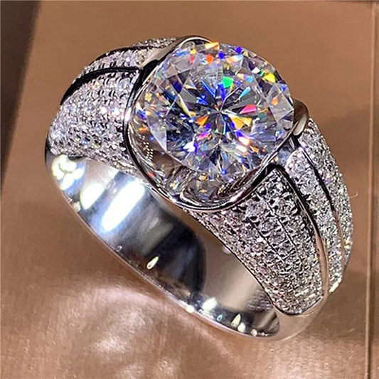 Fashion Women Wedding Ring Beautiful Bride Engagement Party Gifts