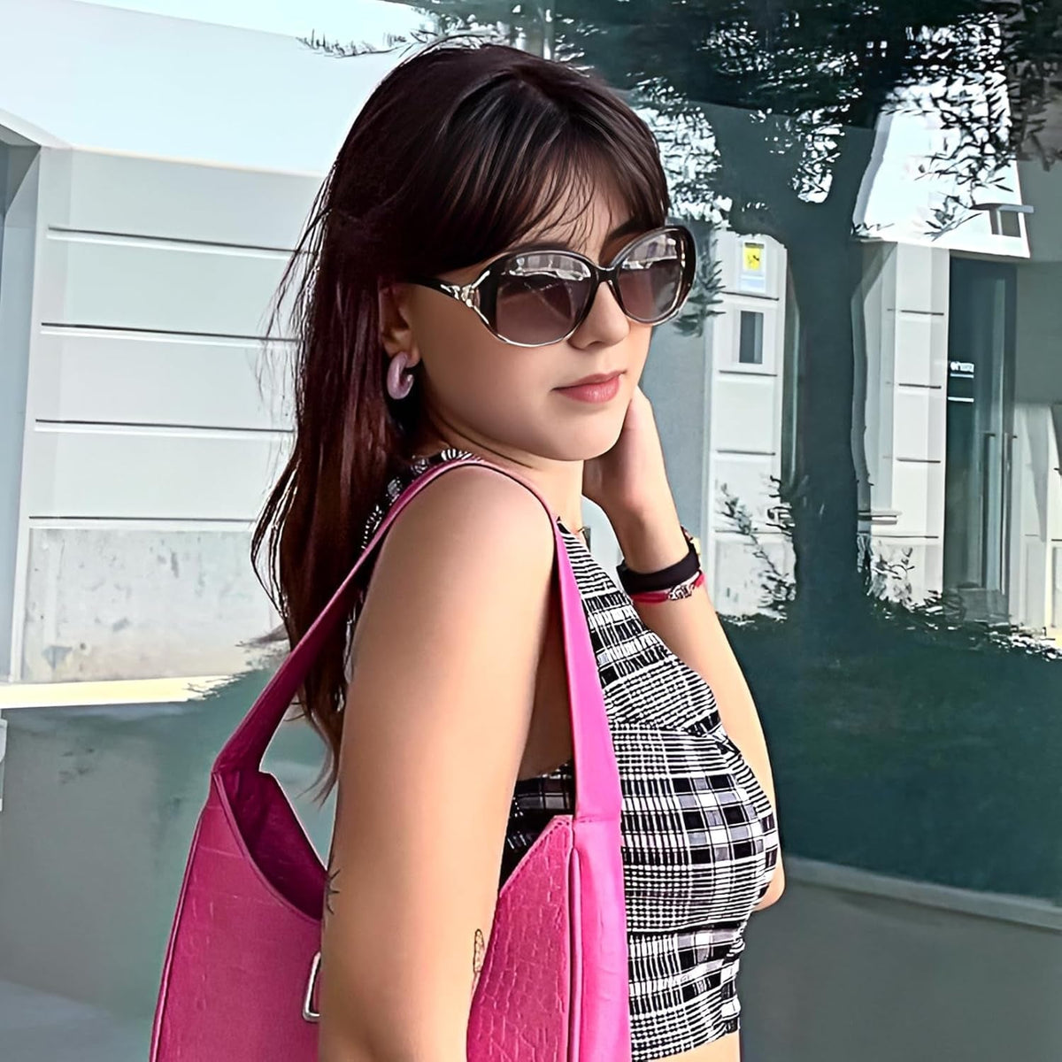 Sunglasses for Women Trendy Polarized Sunglasses Oversized Big Sun Glasses Ladies Shades UV Protection