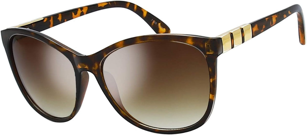 Women's Oversized Square Jackie O Cat Eye Hybrid Butterfly Fashion Sunglasses - Exquisite Packaging