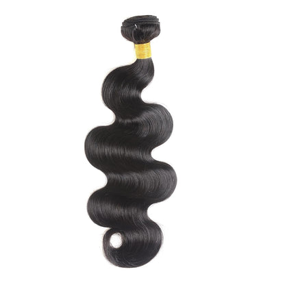 Human Hair Bundles Body Wave 14 Inch Bundles Human Hair 1 Bundles 100% Unprocessed Brazilian Virgin Human Hair Bundles Deals Human Hair Extensions for Natural Black Color